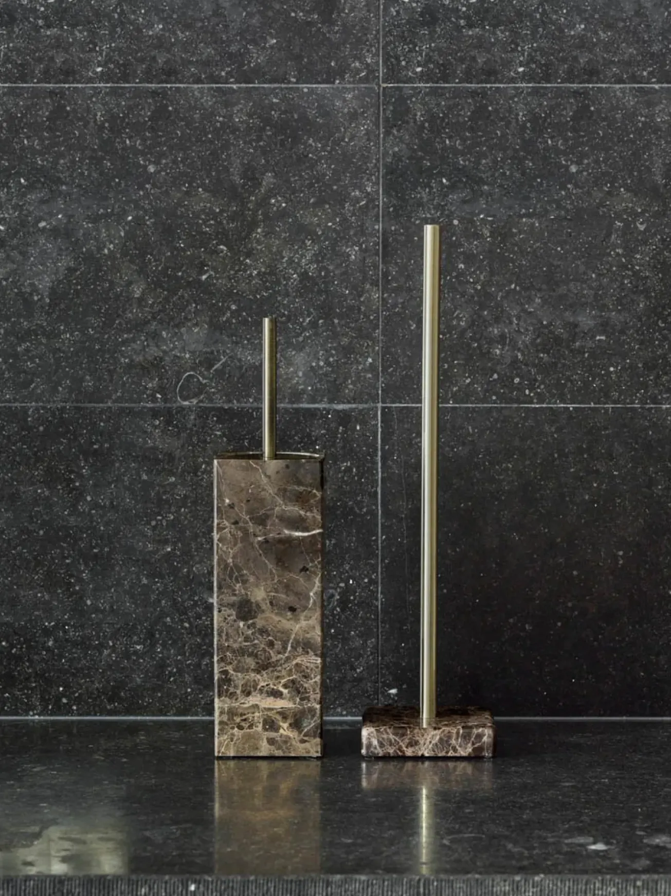 Bath & Living Aquanova Toilet brush holder HAMMAM Brown (HAMBHR-01)