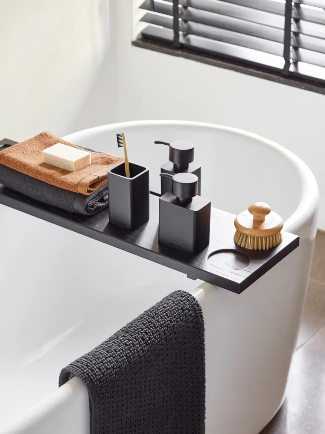 Bath & Living Aquanova Toilet brush holder wall KHANA color