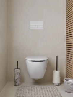 Bath & Living Aquanova Toilet roll holder NERO color Alba (grey)