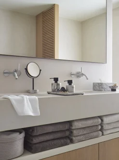 Bath & Living Aquanova Toilet roll holder NERO color Alba (grey)