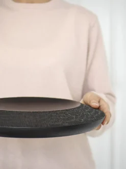 Bath & Living Aquanova Tray / Bowl BRYN color Black (black) height 5 cm