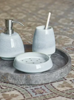 Bath & Living Aquanova Tray / Bowl HAMMAM Dark Gray-98 (round)