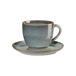 Bath & Living ASA Selection SAISONS cup and saucer color Denim (blue)