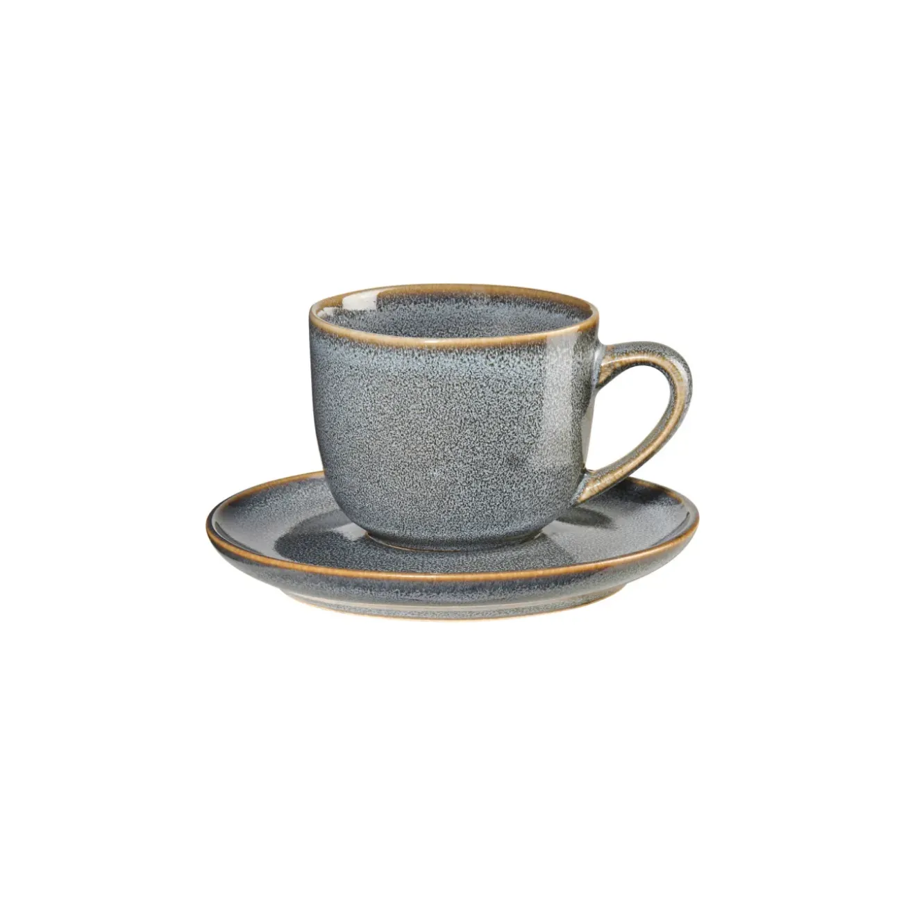 Bath & Living ASA Selection SAISONS espresso cup and saucer color Denim (blue)