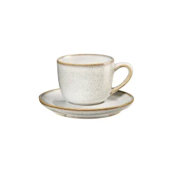 Bath & Living ASA Selection SAISONS espresso cup and saucer color Sand (beige)