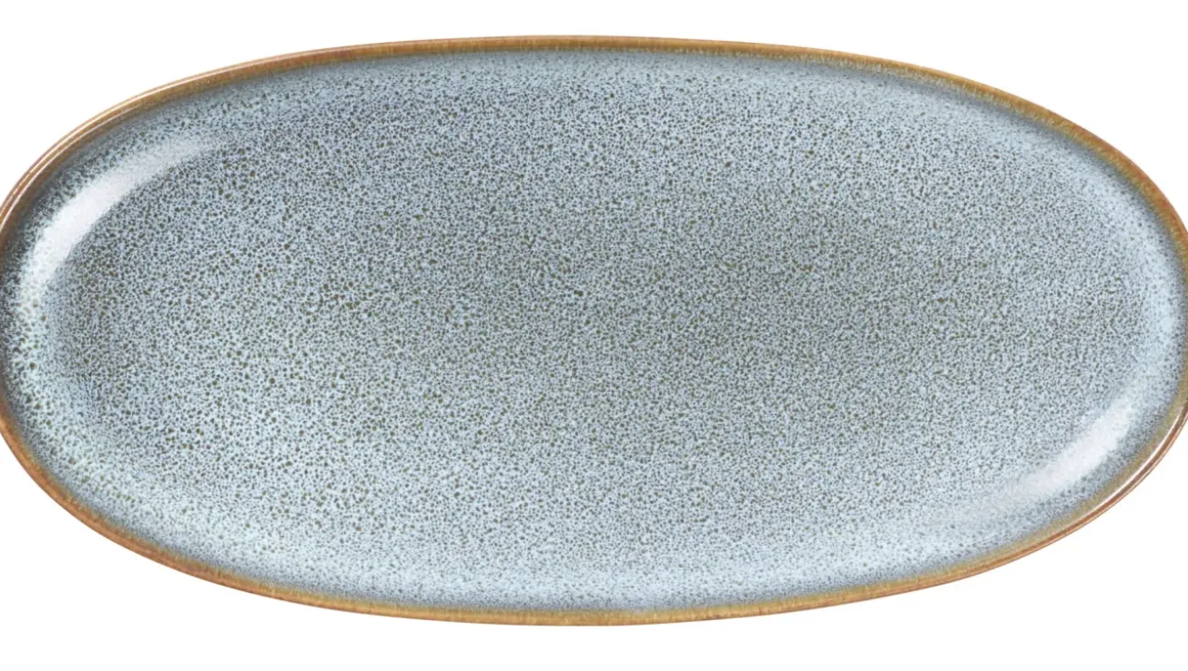 Bath & Living ASA Selection SAISONS flat plate oval 20 cm color Denim (blue)