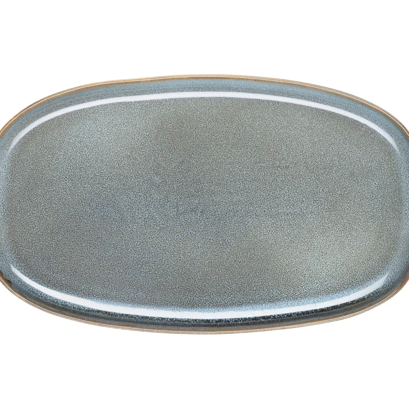 Bath & Living ASA Selection SAISONS flat plate oval 31 cm color Denim (blue)