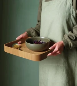 Bath & Living ASA Selection WOOD wooden tray rectangle 35 x 27 cm