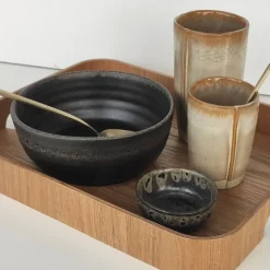 Bath & Living ASA Selection WOOD wooden tray rectangle 35 x 27 cm