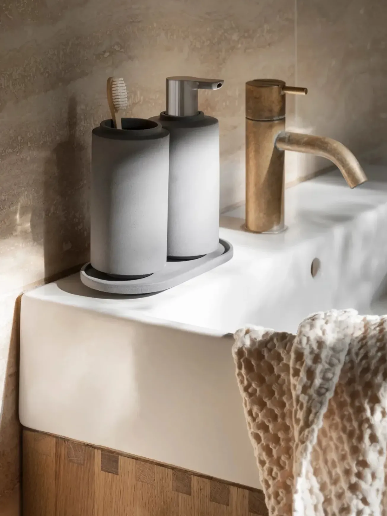 Bath & Living Blomus Bath towel waffle pattern 70x140 cm CARO color , 400 gr/m² (68996)