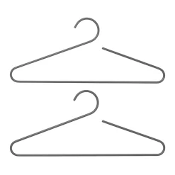 Bath & Living Blomus CURL clothes hanger Steel Gray (set / 2 pieces) 66006