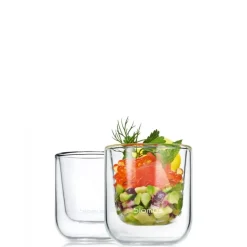 Bath & Living Blomus Double-walled glass NERO espresso (set/2) 63652