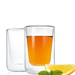 Bath & Living Blomus Double-walled glass NERO cappuccino (set/2) 63654
