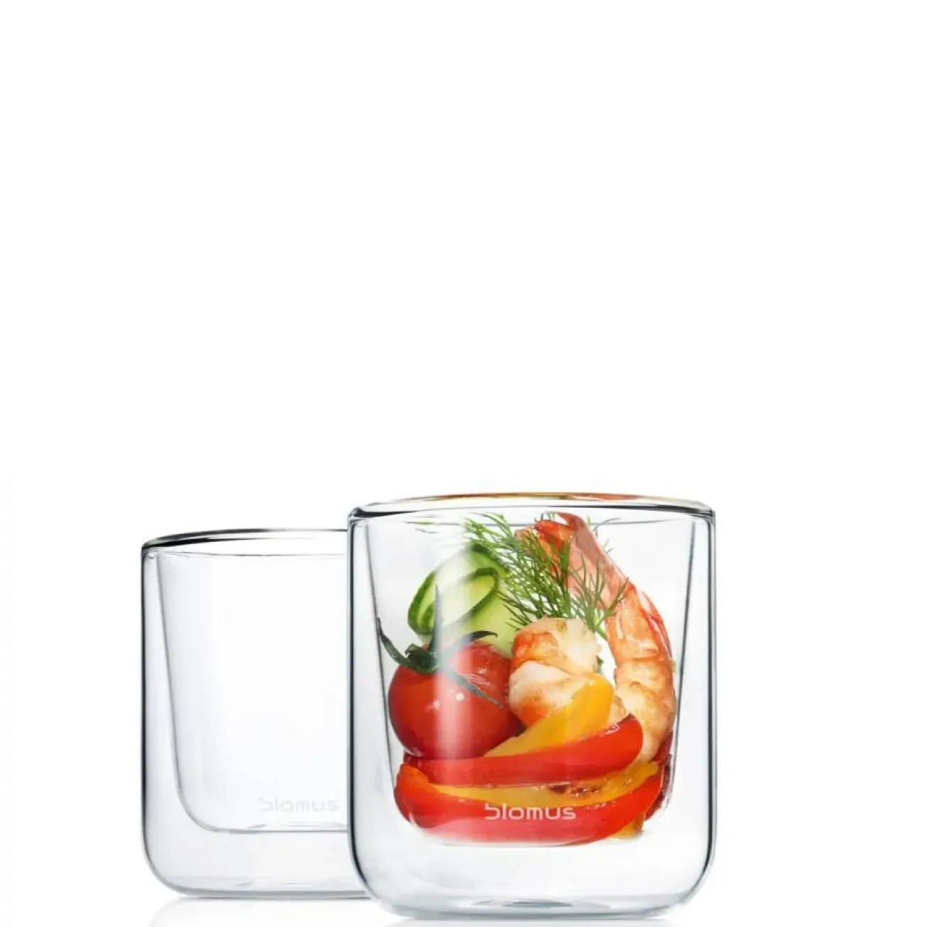 Bath & Living Blomus Double-walled glass of NERO coffee (set/2) 63653