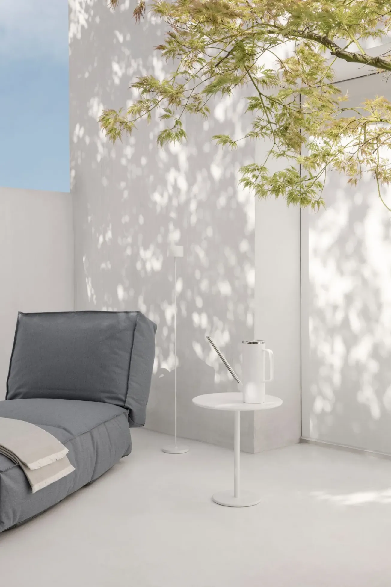 Bath & Living Blomus FAROL floor lamp color Warm Gray - 66129