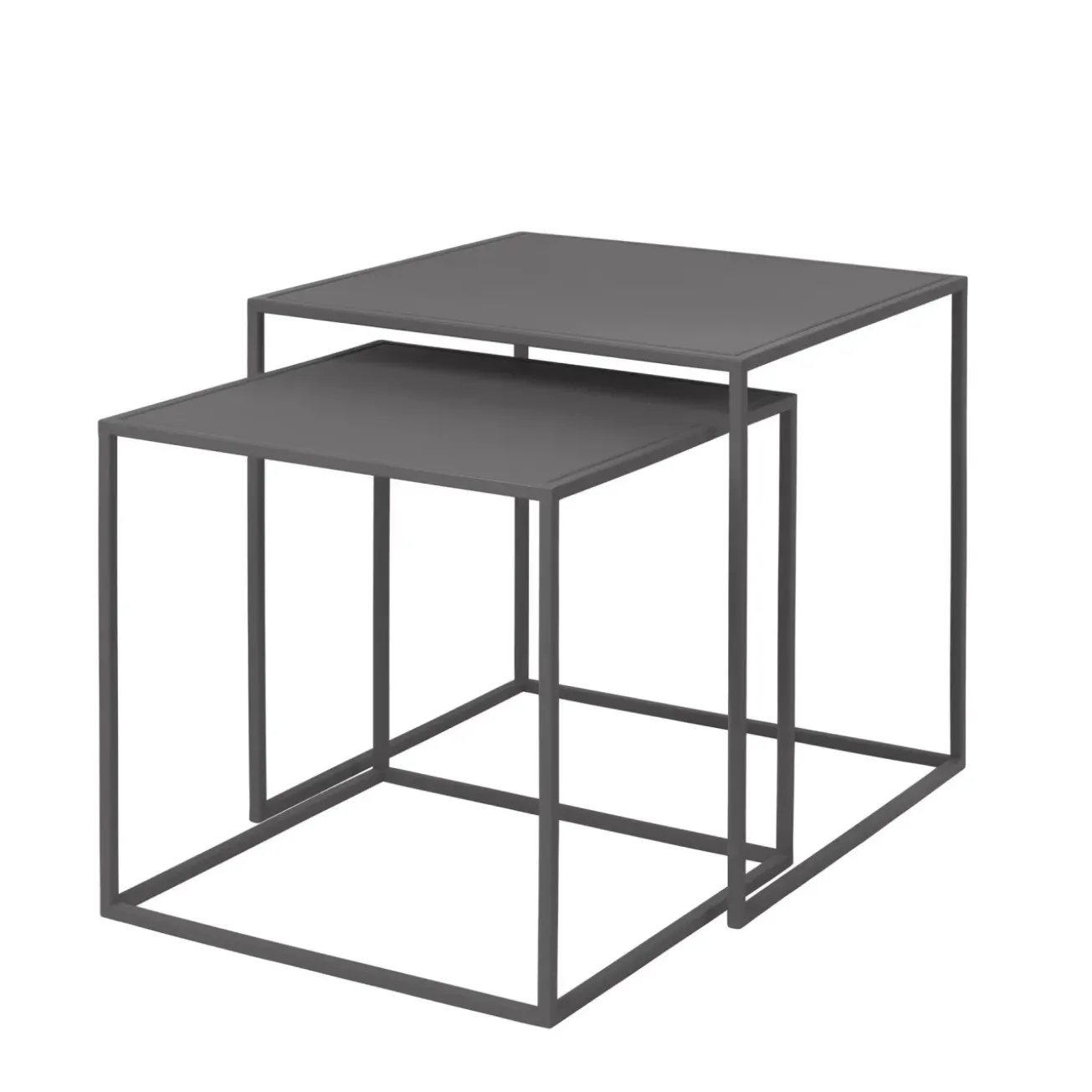 Bath & Living Blomus FERA set of 2 side tables color Steel Gray (65985)