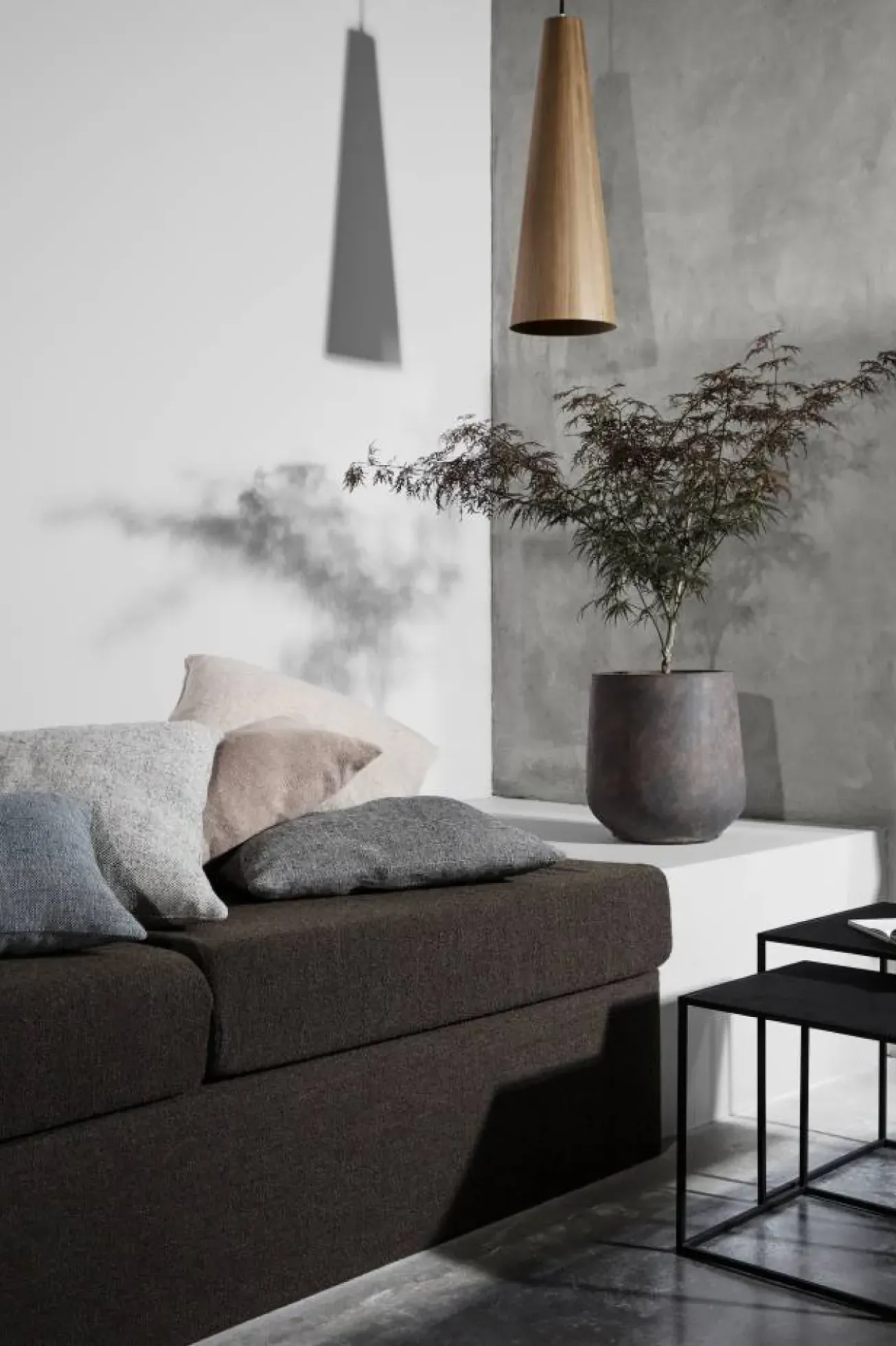 Bath & Living Blomus FERA set of 2 side tables color Steel Gray (65985)