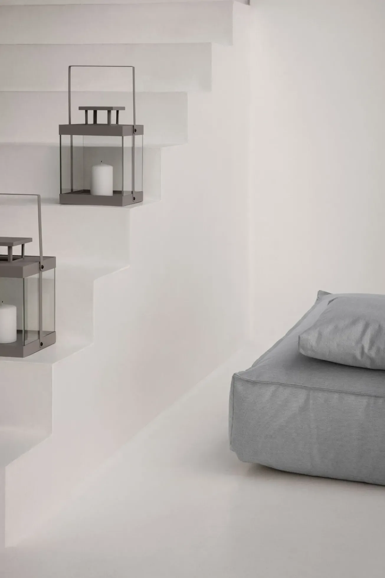 Bath & Living Blomus FINCA lantern color Steel Gray (small) 66186