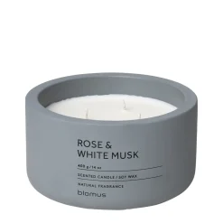 Bath & Living Blomus FRAGA scented candle Rose  White Musk (400 grams) 65959