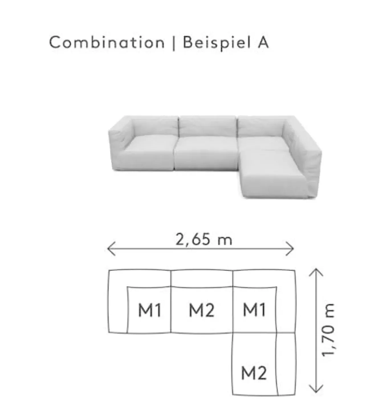 Bath & Living Blomus GROW lounge sofa A (.6207.A)