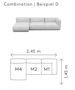 Bath & Living Blomus GROW lounge sofa D (.6206.D)