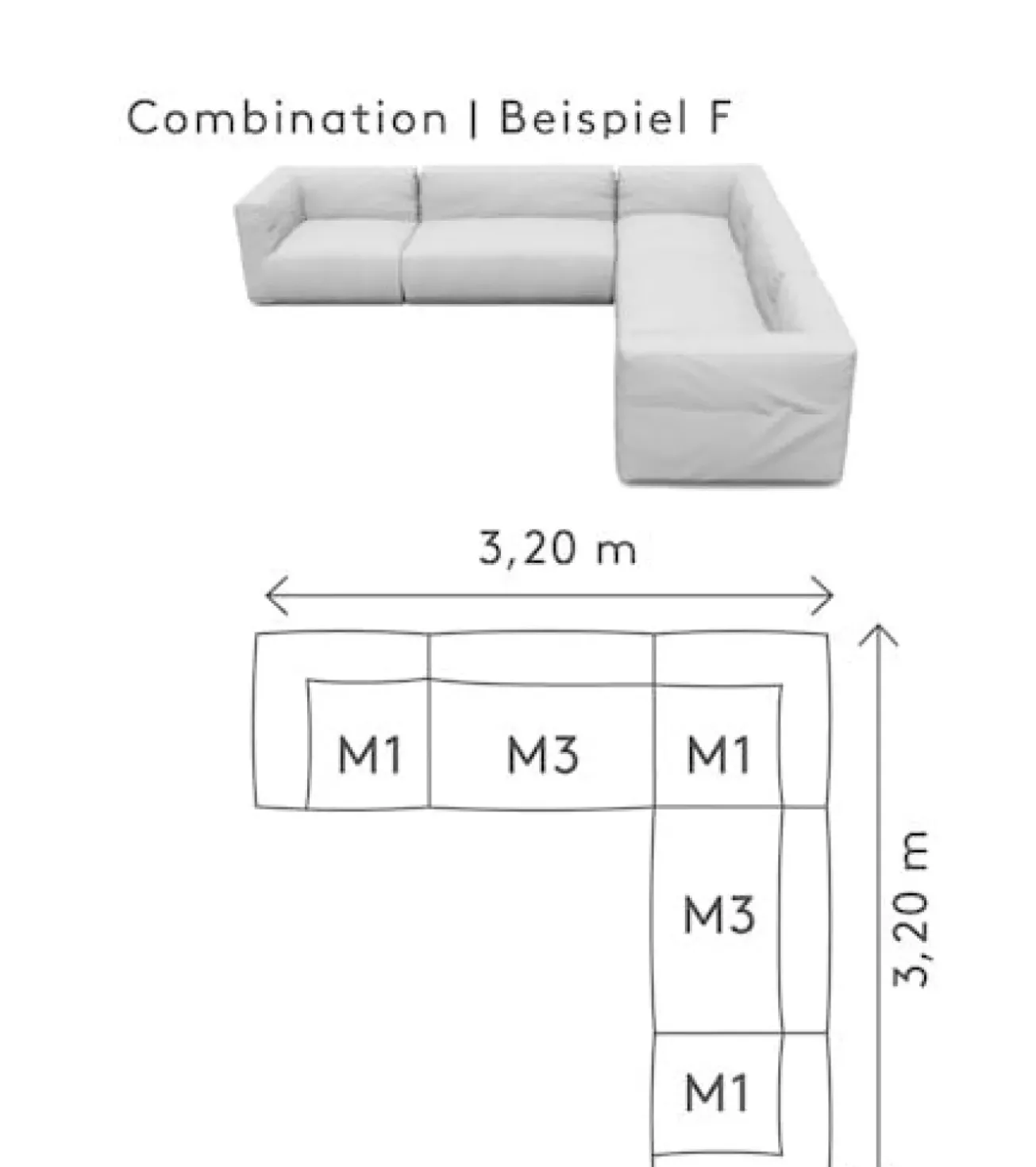Bath & Living Blomus GROW lounge sofa F (.6207.F)