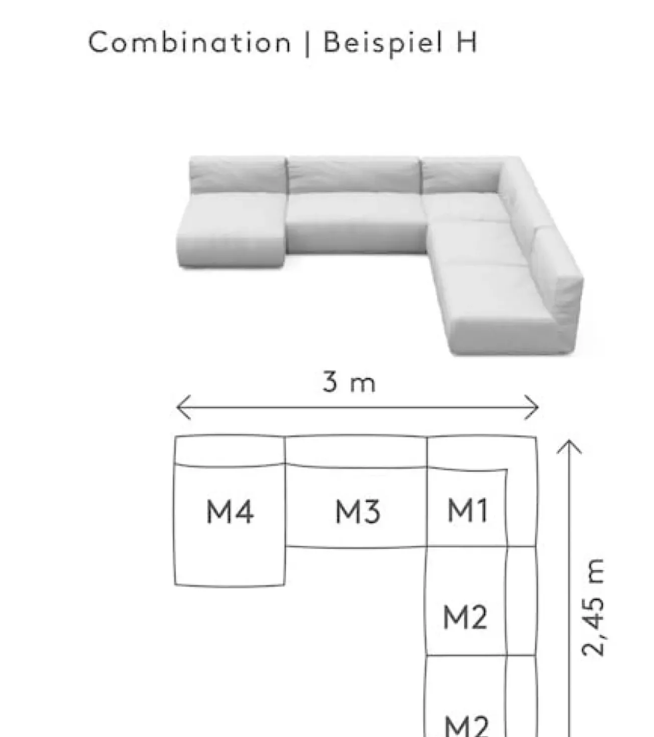 Bath & Living Blomus GROW lounge sofa H (.6207.H)