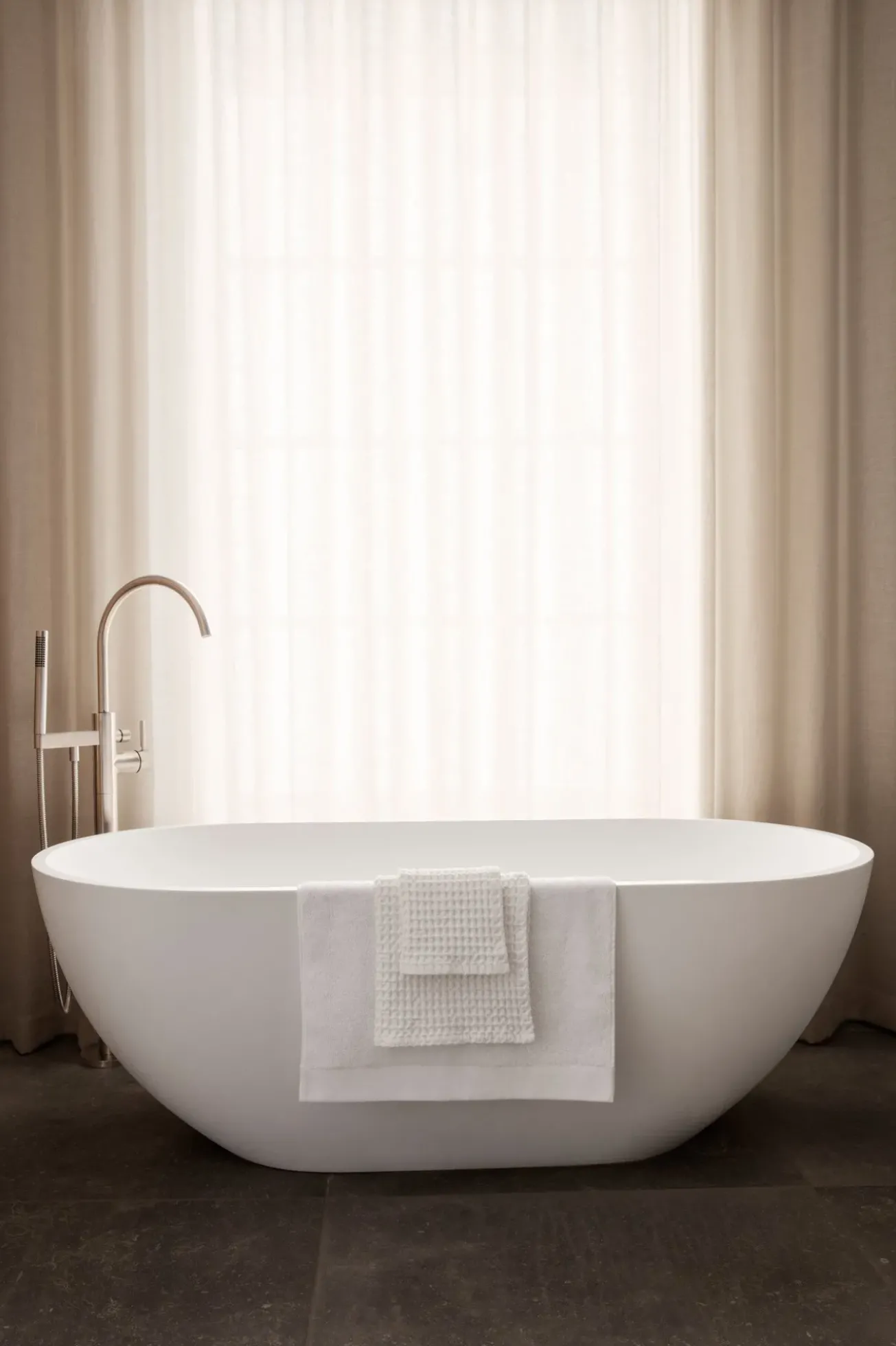 Bath & Living Blomus Guest towel CARO (set / 2) waffle pattern 30x30 cm color (66306)