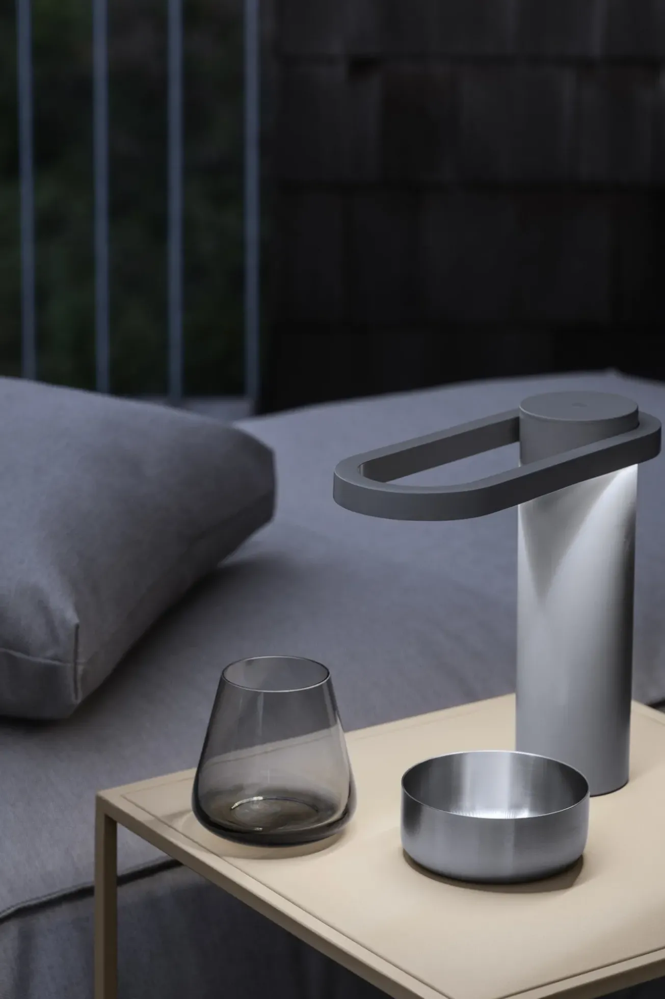 Bath & Living Blomus HOOP table lamp Warm Gray (66240)