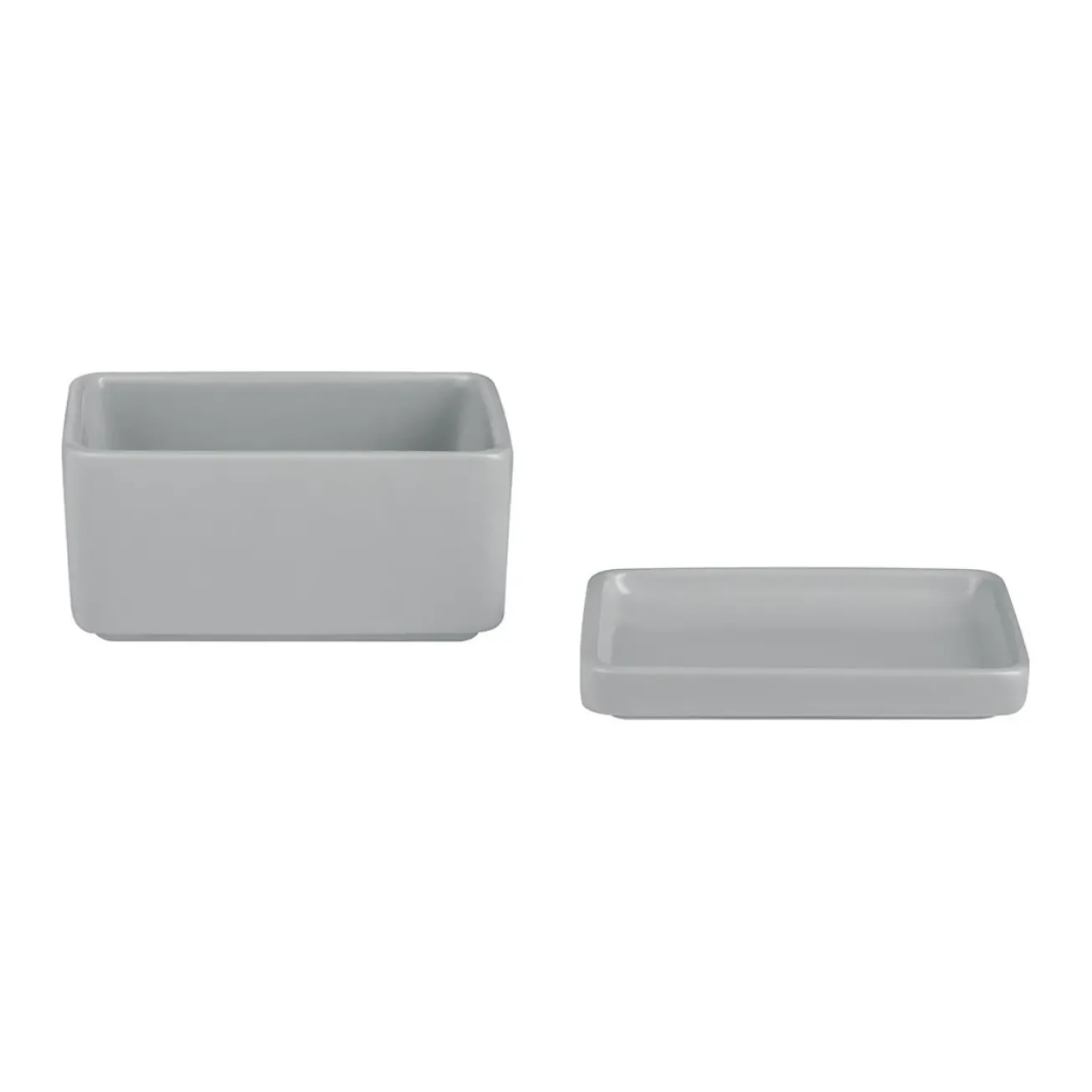 Bath & Living Blomus PILAR butter dish color Mirage Gray (64369)