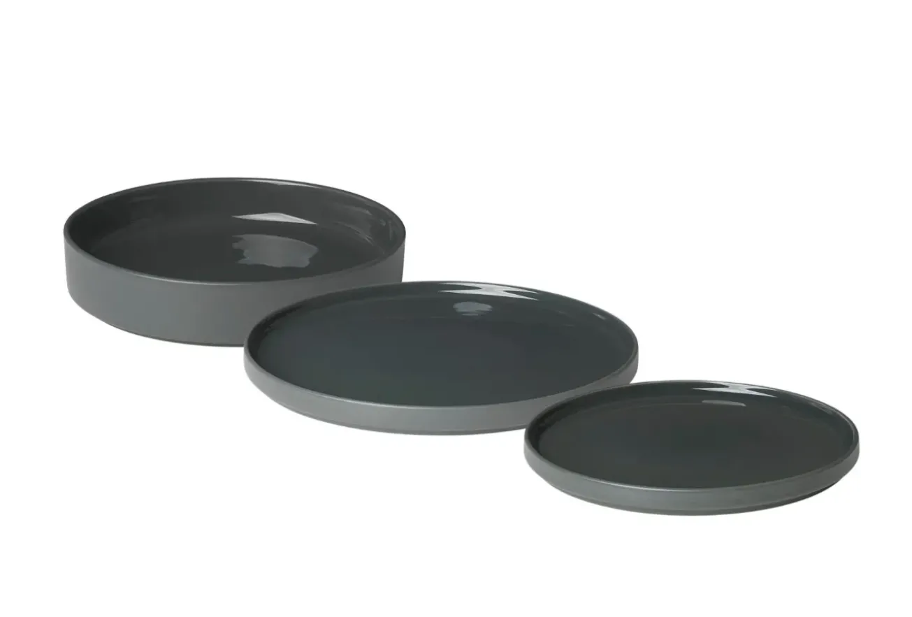 Bath & Living Blomus PILAR 12-piece tableware set Agave Green - (4x 63704 / 63705 / 63706)