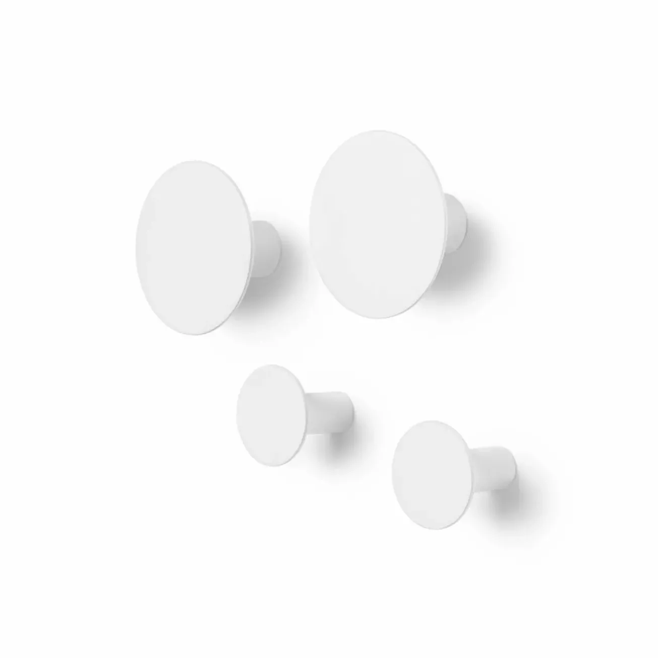 Bath & Living Blomus PONTO wall hooks (set/4) color Lily White - 65798