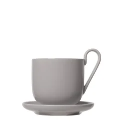 Bath & Living Blomus RO set/2 coffee cups with saucer Mourning Dove (64030)