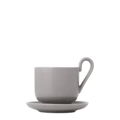 Bath & Living Blomus RO set/2 espresso cups with saucer Mourning Dove (64138)