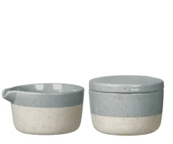 Bath & Living Blomus SABLO Stone - milk jug and sugar bowl (64320, 64321)
