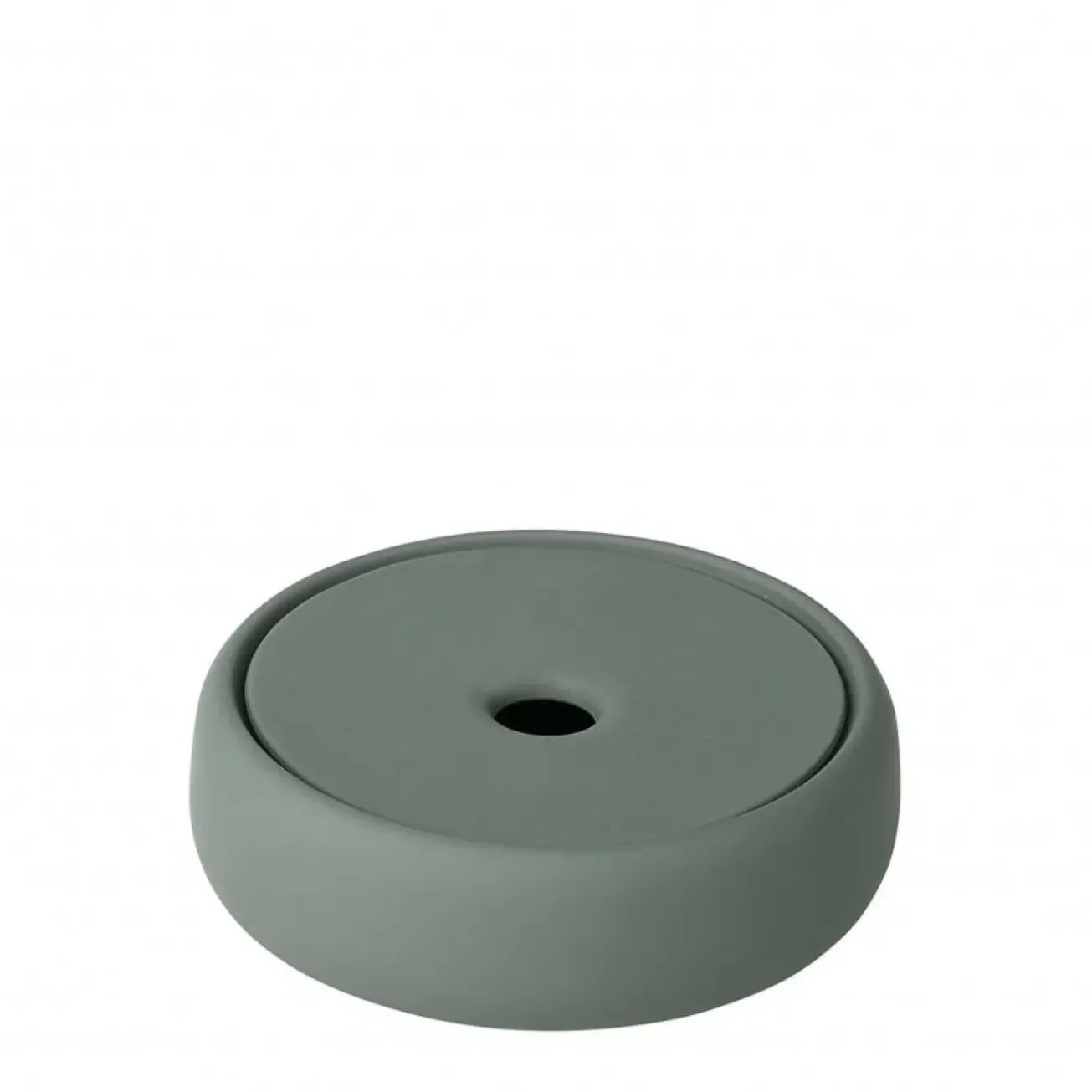 Bath & Living Blomus Storage box / soap dish SONO color Agave Green, green (69074) Ø12 cm
