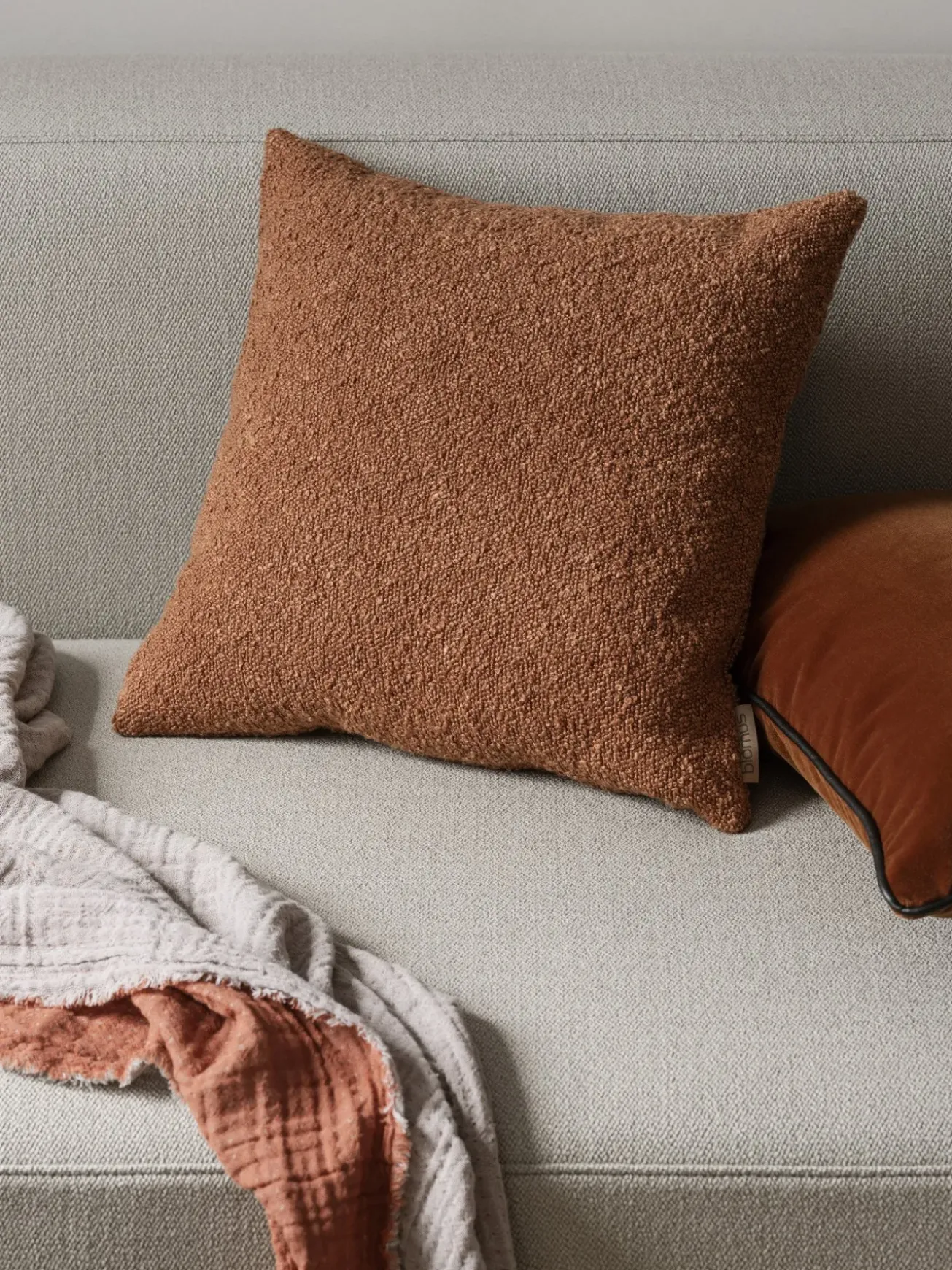 Bath & Living Blomus VELVET cushion cover 40x60 - Rustique Brown (66570)