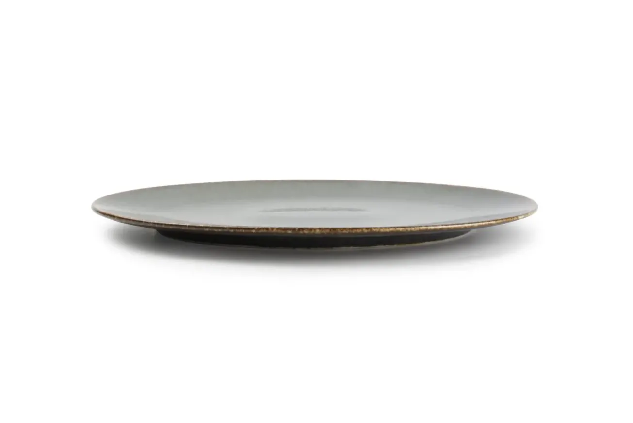 Bath & Living BonBistro CIRRO flat plate oval 30 cm - Green multi (740556)