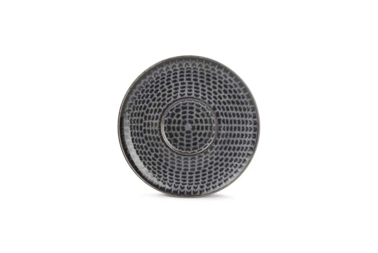 Bath & Living SP STITCH cup and saucer 180 ml gray (set/4) 850271