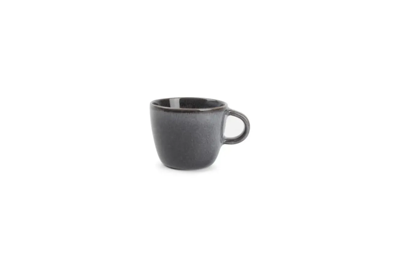 Bath & Living SP STITCH espresso cup and saucer 90 ml gray (set / 4) 850270