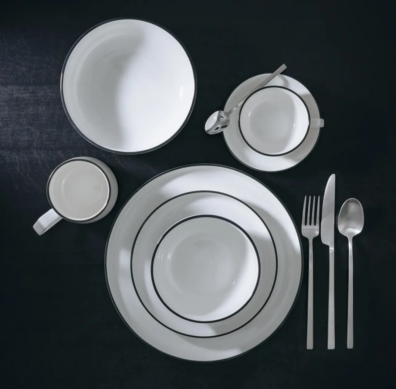 Bath & Living SP STUDIO BASE deep plate 21.5 cm (set/4) 850005