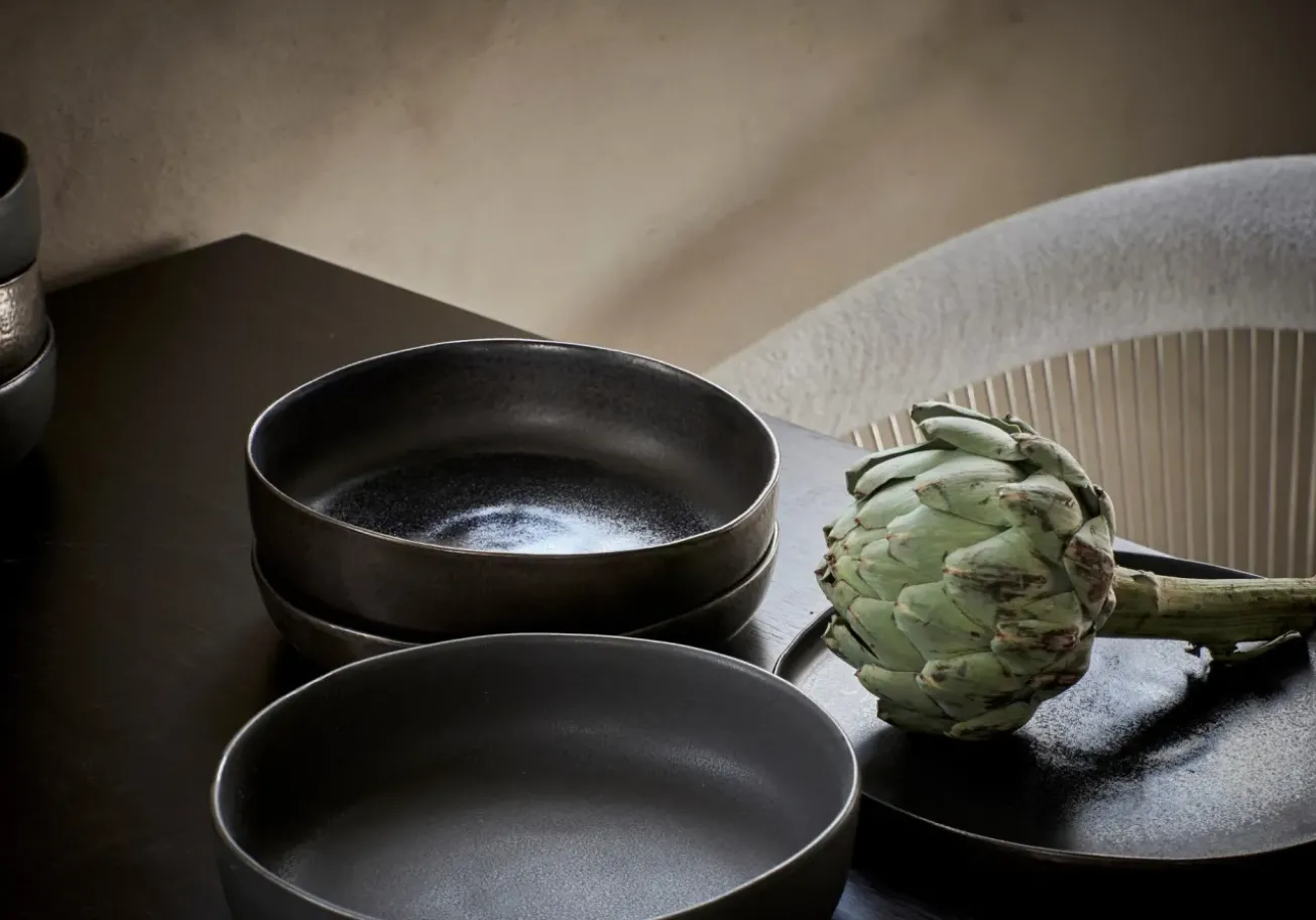 Bath & Living SP STUDIO URBAN bowl 10 cm gold graphite (set / 4) 803250