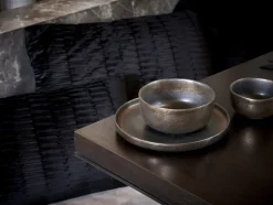 Bath & Living SP STUDIO URBAN bowl 10 cm gold graphite (set / 4) 803250