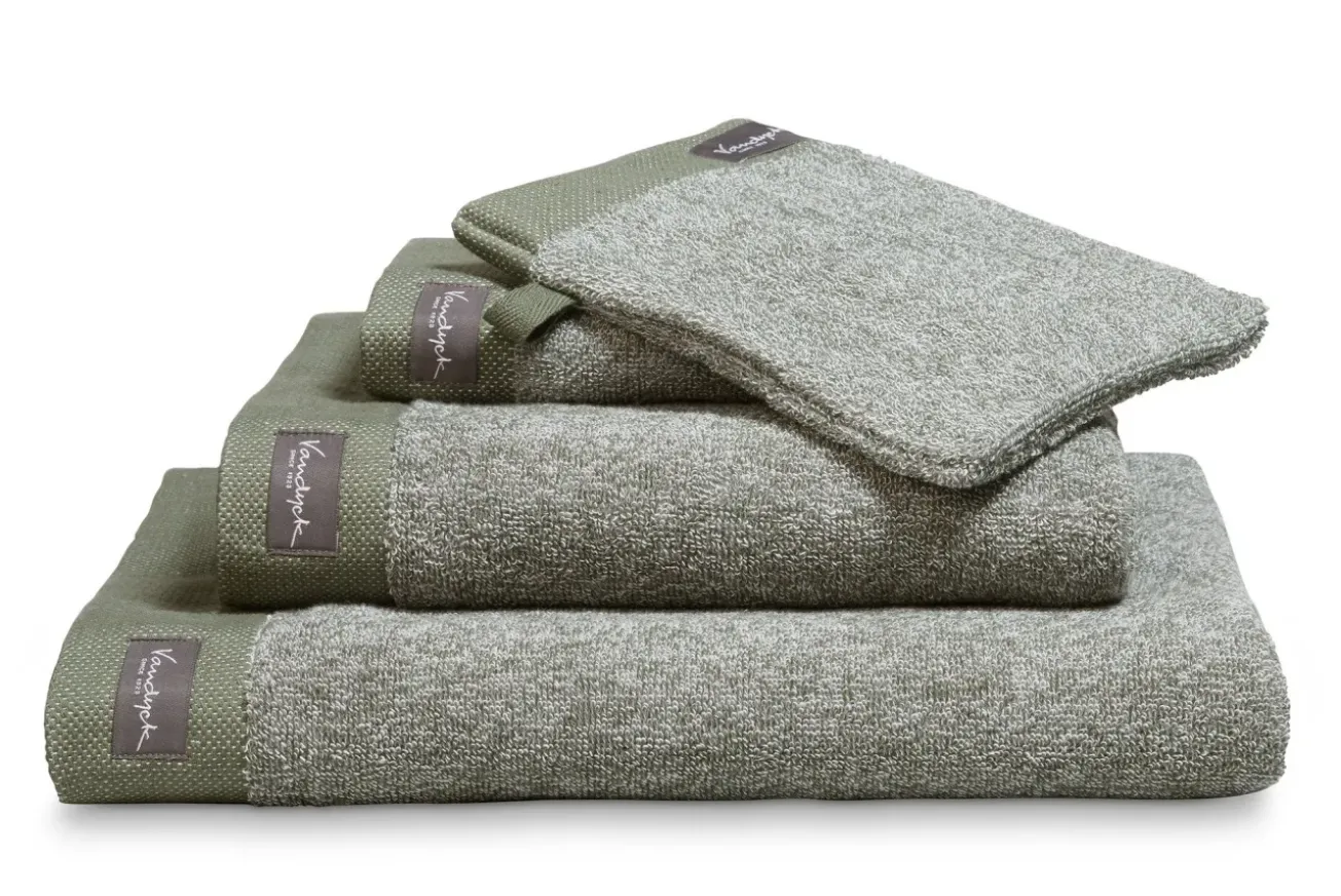 Bath & Living Vandyck Bath towel 70x140 cm HOME Mouliné Olive (BAKC18201) set/3 pieces