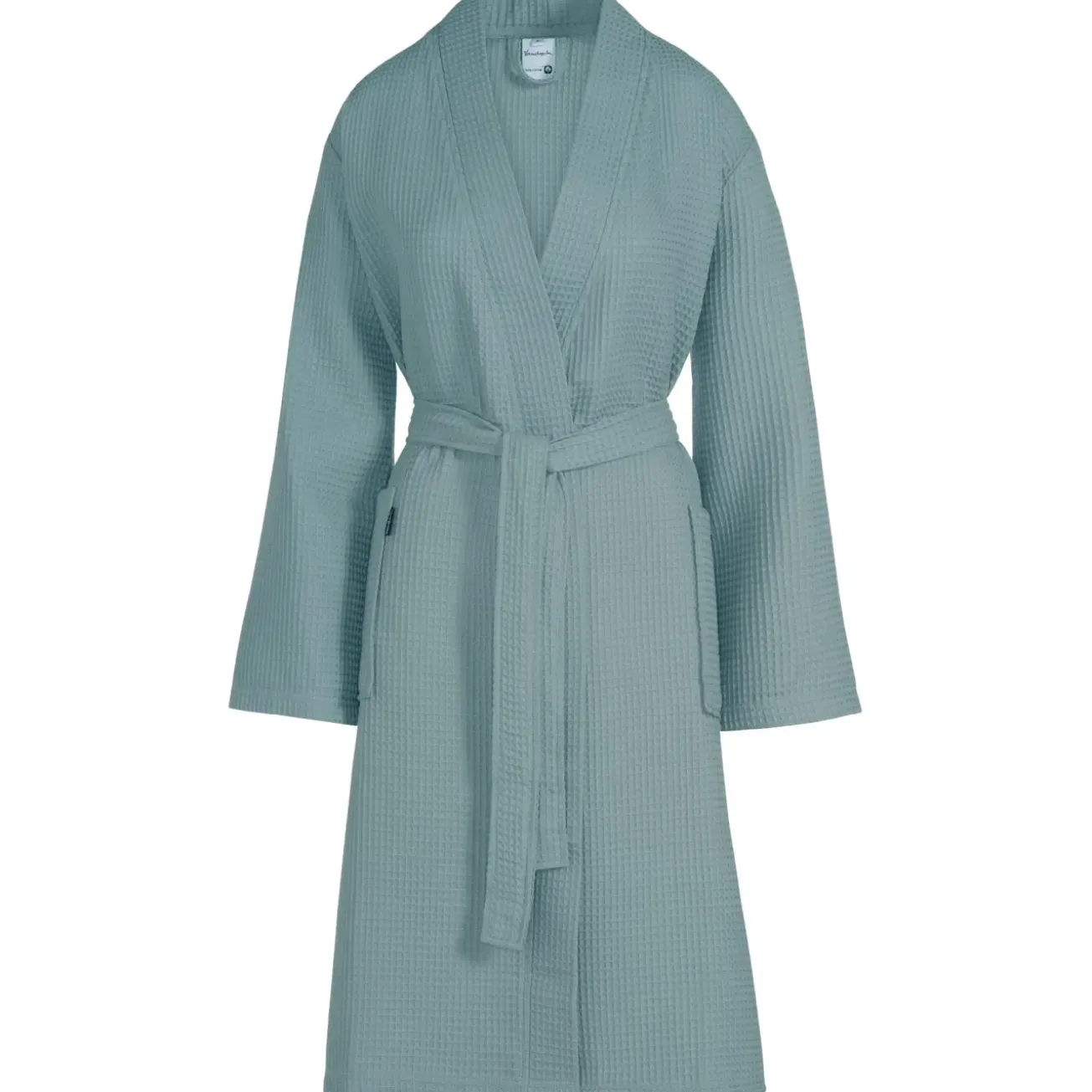 Bath & Living Vandyck Bathrobe BIARRITZ color Mineral Blue (BAGE22104)