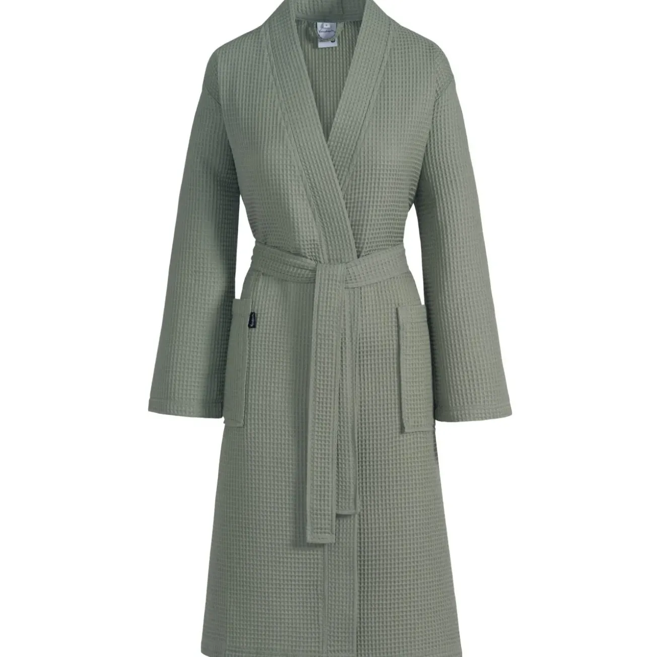 Bath & Living Vandyck Bathrobe BIARRITZ color Smoke Green (BAGE22104)