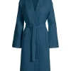 Bath & Living Vandyck Bathrobe BIARRITZ Navy-036 Size XS (BAGE22104)
