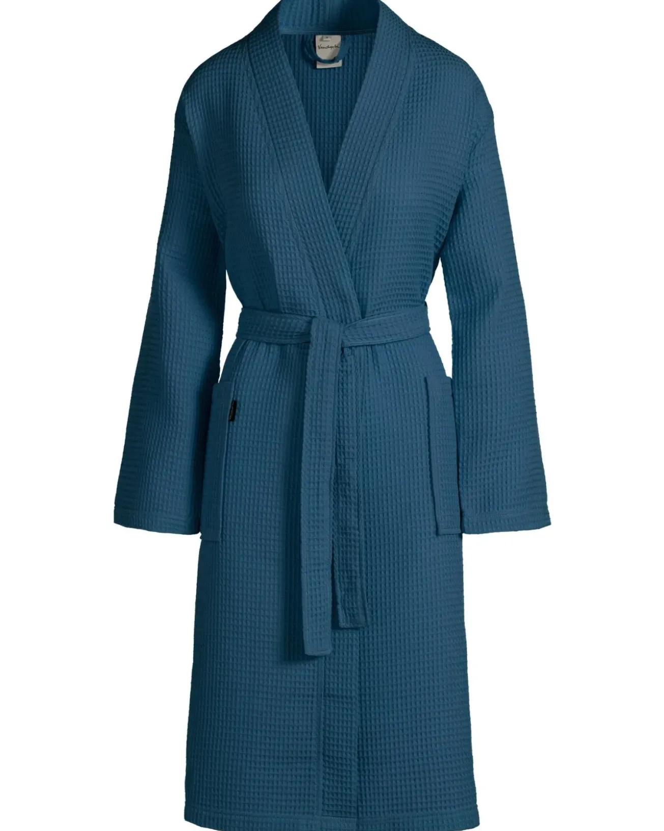Bath & Living Vandyck Bathrobe BIARRITZ Navy-036 Size XS (BAGE22104)
