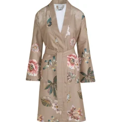 Bath & Living Vandyck Bathrobe FLORA color Fudge-183 (BAGE22203)