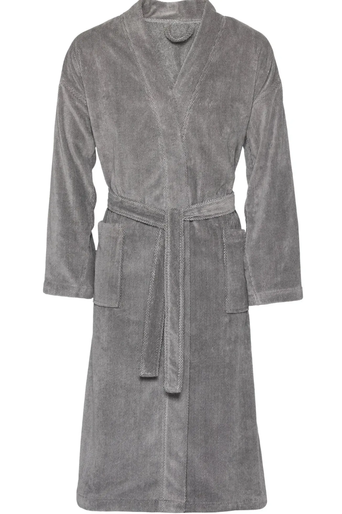 Bath & Living Vandyck Bathrobe KYOTO Gray-011 (BAEG17201)